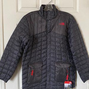 The North Face Boys Hayden Thermoball Snap Placket Jacket Graphite Gray